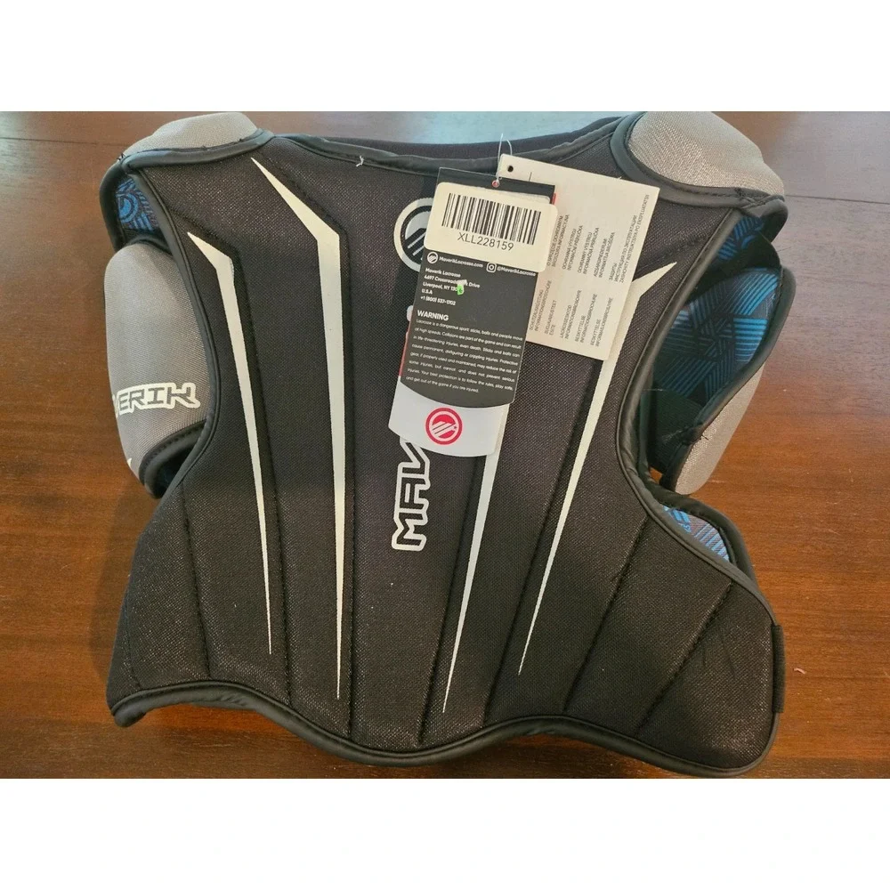Maverick‎ Charger Lacrosse Black Shoulder Pad - Size Large- Brand New With Tag